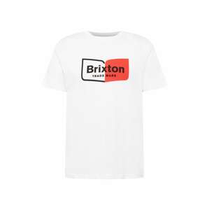 Brixton Tričko 'CHAPTER'  bílá / černá / červená