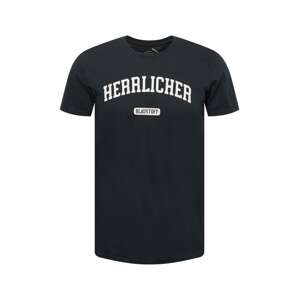 Herrlicher Tričko černá / bílá