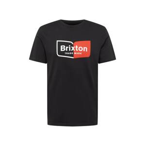Brixton Tričko 'CHAPTER'  svítivě oranžová / černá / bílá