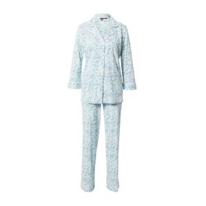Lauren Ralph Lauren Pyžamo  modrá / bílá