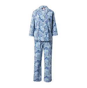 Lauren Ralph Lauren Pyžamo  modrá / námořnická modř / bílá
