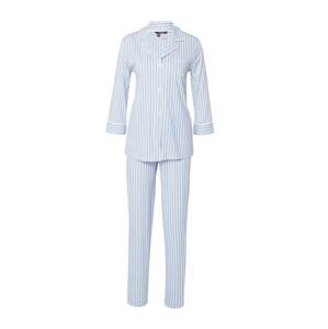 Lauren Ralph Lauren Pyžamo  béžová / modrá / bílá