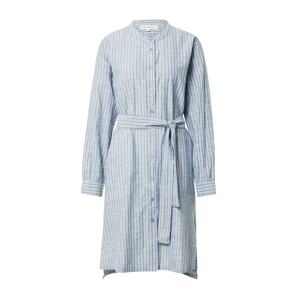 Lollys Laundry Košilové šaty 'Vega' světlemodrá / šedý melír