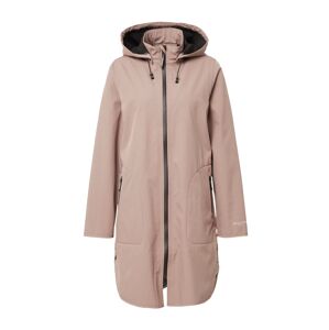 ILSE JACOBSEN Funkční kabát mokka / pastelově růžová / bílá
