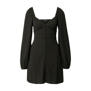 Gina Tricot Košilové šaty 'Malla' černá