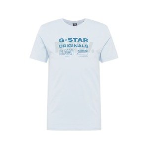 G-Star RAW Tričko  modrá / světlemodrá