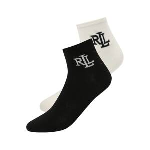 Lauren Ralph Lauren Ponožky  černá / bílá
