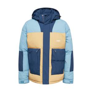 QUIKSILVER Outdoorová bunda  písková / námořnická modř / světlemodrá / bílá