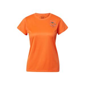ASICS Funkční tričko 'Fujitrail' kouřově modrá / petrolejová / oranžová