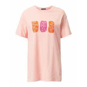 Trendyol Tričko svítivě oranžová / pink / pastelově růžová